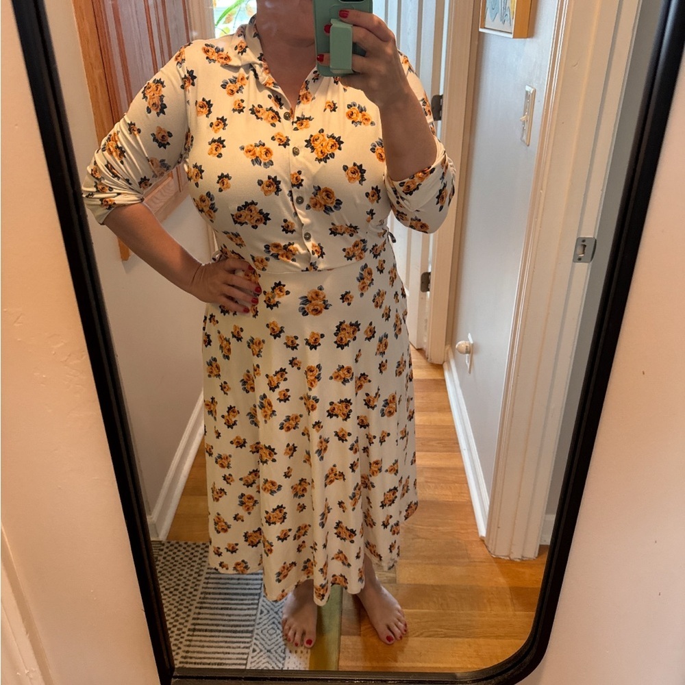 Avital Soft floral dress maxi​​​